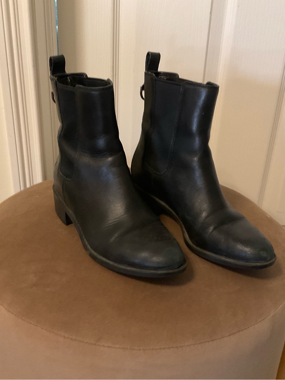Cole Haan Women's Black Leather Ankle Booties